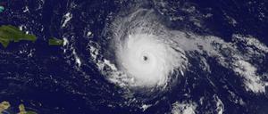Zerstörerische Naturgewalt: Satellitenaufnahmen des Hurrikan "Irma" zeigen das Ausmaß des Tropensturms. 