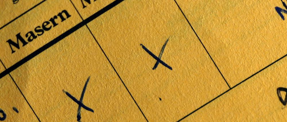 In der Regel werden Kinder vor dem 2. Geburtstag gegen Masern geimpft.