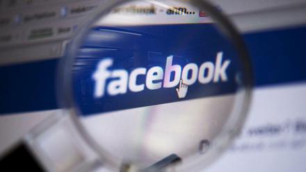 Das soziale Netzwerk Facebook. 