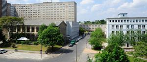 Das Stasimuseum mit der Dauerausstellung "Staatssicherheit in der SED-Diktatur" in der Ruschestraße in Berlin-Lichtenberg.