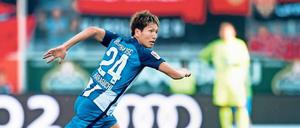Schnell ist er. Alles andere will Pal Dardai noch aus Genki Haraguchi herauskitzeln.