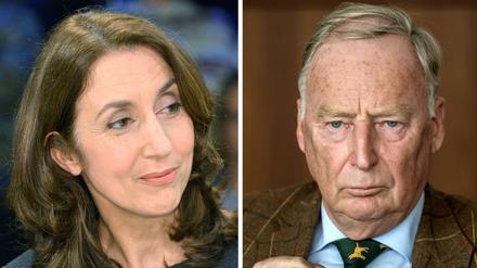 Aydan Özoguz, Intergrationsbeauftragte der Bundesregierung (SPD) und der Spitzenkandidat der Partei Alternative für Deutschland (AfD) für die Bundestagswahl, Alexander Gauland.