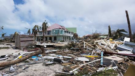 Schwer verwüstet wurde das Urlaubsparadies Saint-Martin.