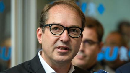 Bundesverkehrsminister Alexander Dobrindt. 