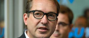 Bundesverkehrsminister Alexander Dobrindt. 