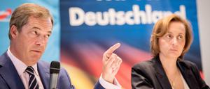 Sie kennen sich schon lang: Nigel Farage und Beatrix von Storch.