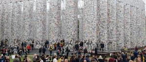 Stand offenbar kurz vor der Pleite: Die Documenta in Kassel, hier das Parthenon der Bücher.