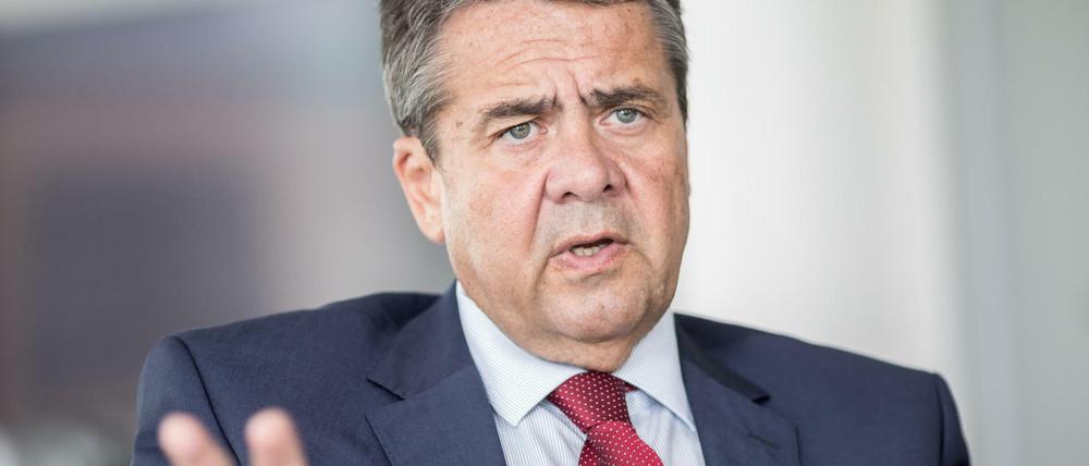 Außenminister Sigmar Gabriel (SPD).