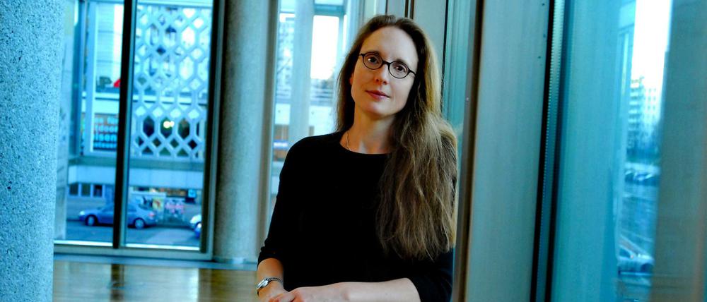 Die britische Komponistin Rebecca Saunders, Jahrgang 1967.