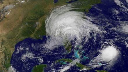 "Irma" über Florida, Satellitenfoto vom Montag.