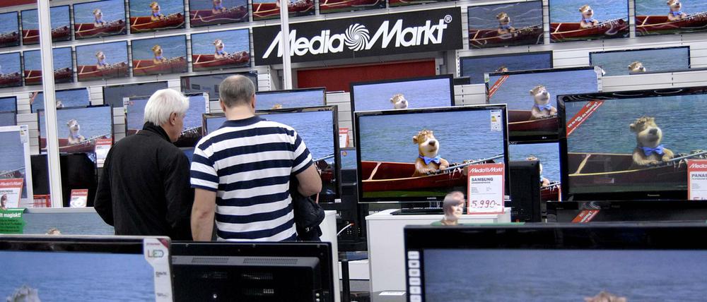 Leihen statt Kaufen: Neue Fernseher gibt es bei Media Markt jetzt auch zur Miete. 