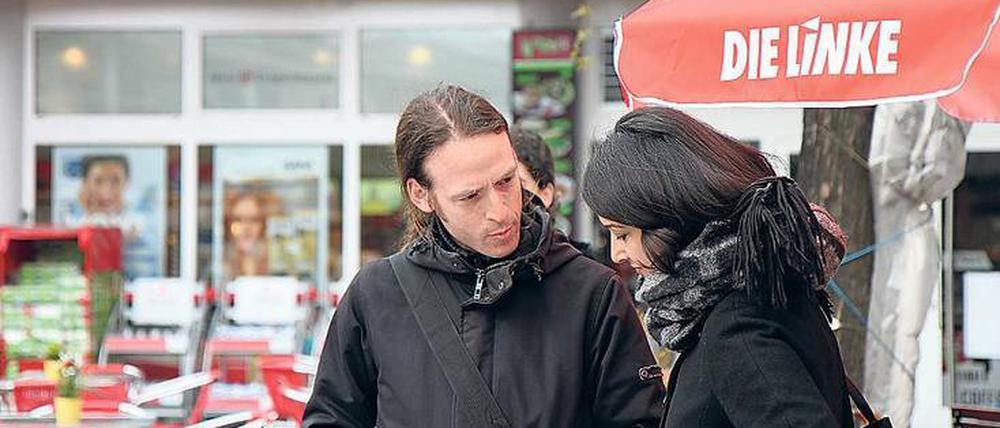 Szeneschick. Linken-Direktkandidat Pascal Meiser will, seine grüne Konkurrentin in Kreuzberg-Friedrichshain noch einholen.