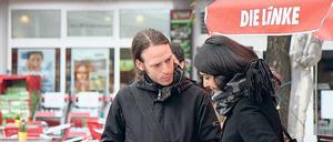 Szeneschick. Linken-Direktkandidat Pascal Meiser will, seine grüne Konkurrentin in Kreuzberg-Friedrichshain noch einholen.