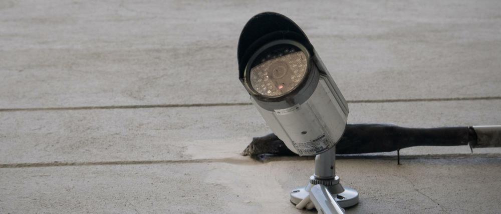 Videokamera in Berlin. (Archiv)