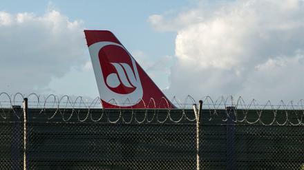 Air-Berlin-Maschine am Flughafen Tegel.
