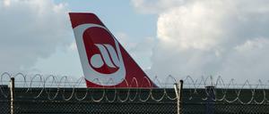 Air-Berlin-Maschine am Flughafen Tegel.