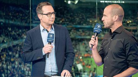 ARD-Großverdiener? Moderator Matthias Opdenhövel (links) und Fußballexperte Mehmet Scholl.