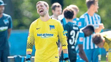 Zurück im Spiel. Torwart Thomas Kraft steht in der Startelf. 