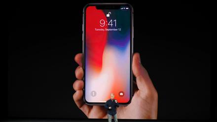 So sieht es aus: das neue iPhone X.