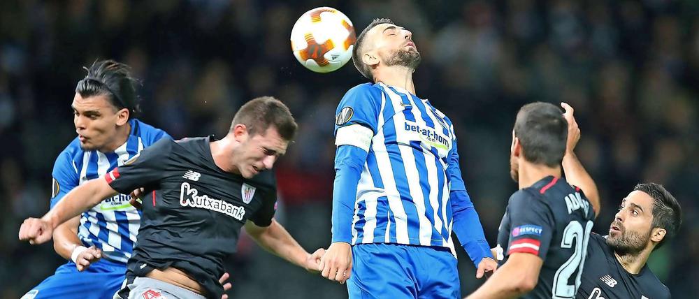 Rackerte sich ab. Ein Tor wollte Vedad Ibisevic gegen Bilbao aber nicht gelingen.