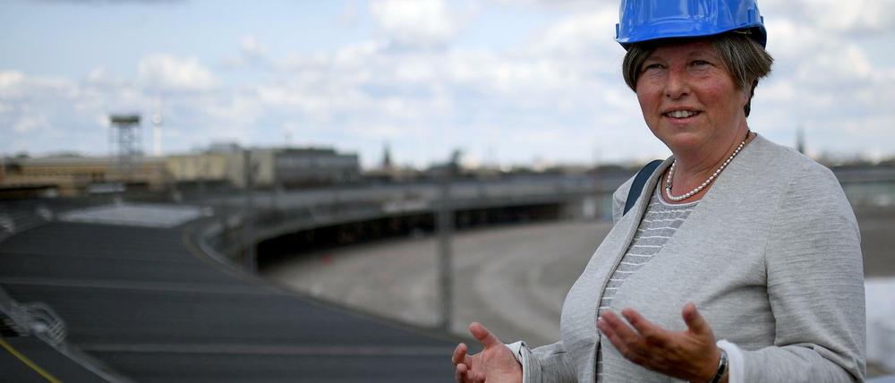 Bausenatorin Katrin Lompscher (Die Linke) setzt auf die Zusammenarbeit mit den landeseigenen Firmen.