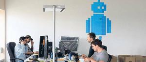 „Berliner Jobwunder“. 77 000 Menschen arbeiten in der Digitalwirtschaft, wie hier bei Finleap. Diese Finanz-Start-ups wachsen nun stärker als der Onlinehandel. 