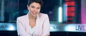 Ausgezeichnet. Natalja Sindejewa bekam am Donnerstag in Potsdam den „M100 Award“ verliehen. Foto: Doshd TV