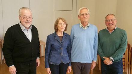 Der neuer Vorstand der Seniorenvertretung: Klaus Eisenreich, Ingrid Hancke, Elmar Krause, Jörg Hahnfeld (von links)