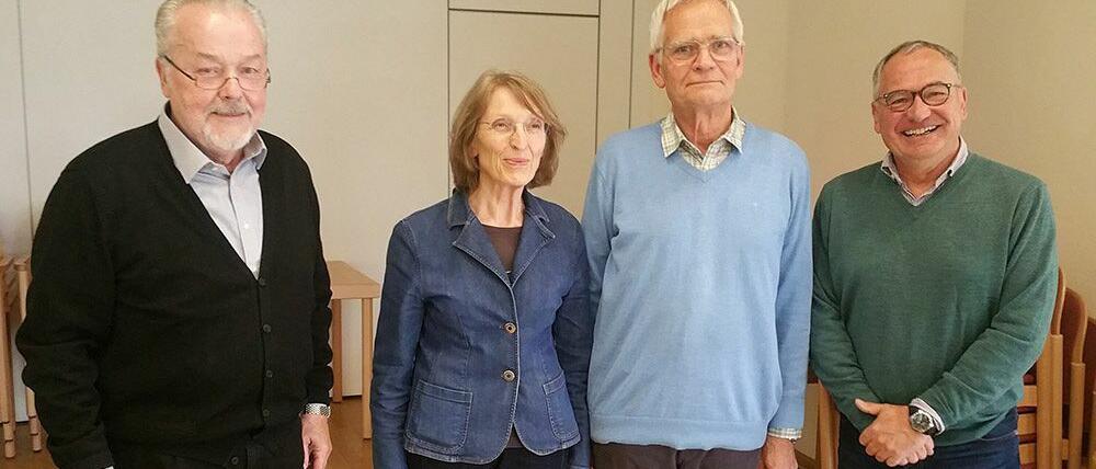 Der neuer Vorstand der Seniorenvertretung: Klaus Eisenreich, Ingrid Hancke, Elmar Krause, Jörg Hahnfeld (von links)