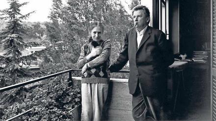 Danièle Huillet & Jean-Marie Straub, 1996.