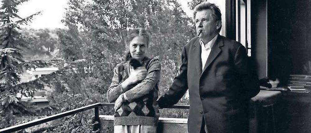Danièle Huillet & Jean-Marie Straub, 1996.