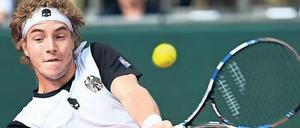 Retter der Nation? Jan-Lennard Struff führt das deutsche Team an und soll wie schon 2016 in Berlin gegen Polen zum Relegationshelden werden. Damals gewann der 27-Jährige seine beiden Einzel. 
