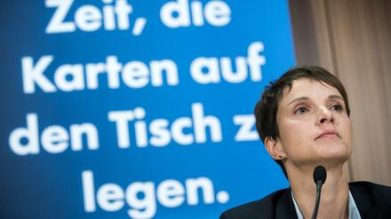 Will von Verbindungen zu Rechtsradikalen nichts wissen: AfD-Chefin Frauke Petry.