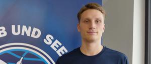 Marius Grigonis kam am Donnerstag in Berlin an und wird am Samstag erstmals mit dem Team trainieren.