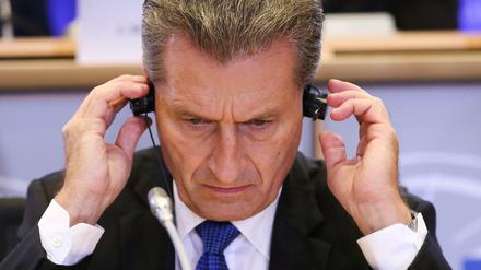 EU-Kommissar Günther Oettinger.