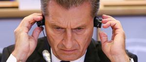 EU-Kommissar Günther Oettinger.
