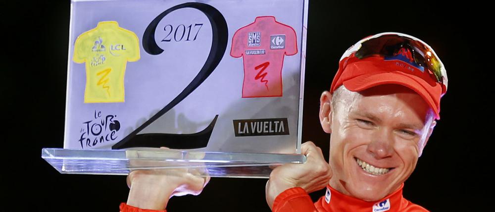 Zwei sind gut, drei noch besser: Tour- und Vuelta-Sieger Christopher Froome.