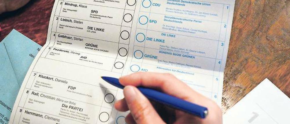 Viele Berliner wollen nicht mehr auf den 24. September warten und haben bereits ihre Wahlentscheidung getroffen.