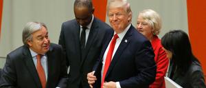 US-Präsident Donald Trump bei den Vereinten Nationen in New York.