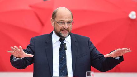 SPD-Kanzlerkandidat Martin Schulz. 