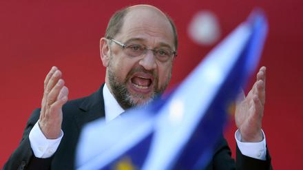 Von taktischen Schwenks will er nichts wissen: Martin Schulz am 15. September in Potsdam.