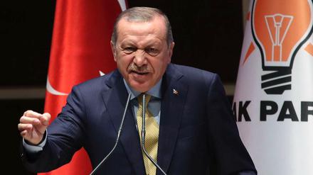 "Oberbefehlshaber" wird der türkische Präsident Recep Tayyip Erdogan in Schulbüchern genannt. 