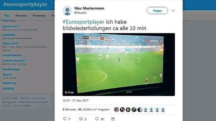 Und am Sonntagmittag spielt Hertha. Auf Twitter gab es während der Eurosport-Übertragung am Freitagabend erneut Beschwerden, aber auch positive Reaktionen.