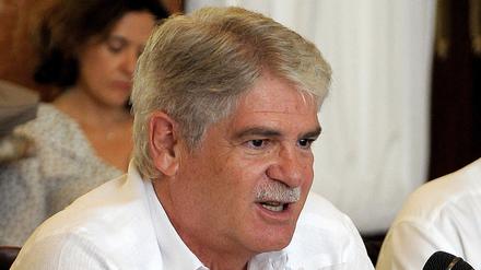 Der spanische Außenminister Alfonso Maria Dastis Quecedo bei einem Besuch in Havanna am 6. September 2017.