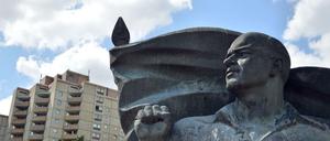 Der Ernst-Thälmann-Park im Ortsteil Prenzlauer Berg im Bezirk Pankow. 