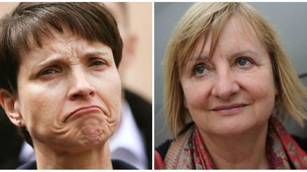 Kein Dialog vor der Bundestagswahl: Frauke Petry (links), Vera Lengsfeld