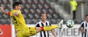 Streck das Beinchen. Damir Kreilach und der 1. FC Union zeigten in Sandhausen eine schwache Leistung. 