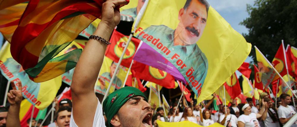 Kurdische Demonstration in Köln (Archivbild). 
