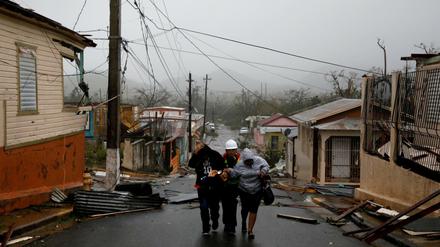 Zerstört durch "Maria": Guayama in Puerto Rico.