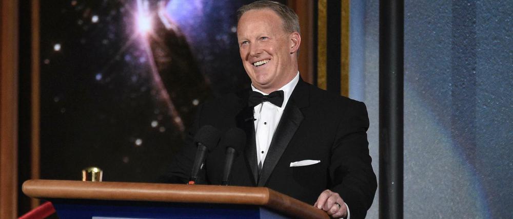 Überraschungsgast bei den Emmys: Der ehemalige Pressesprecher des Weißen Hauses, Sean Spicer